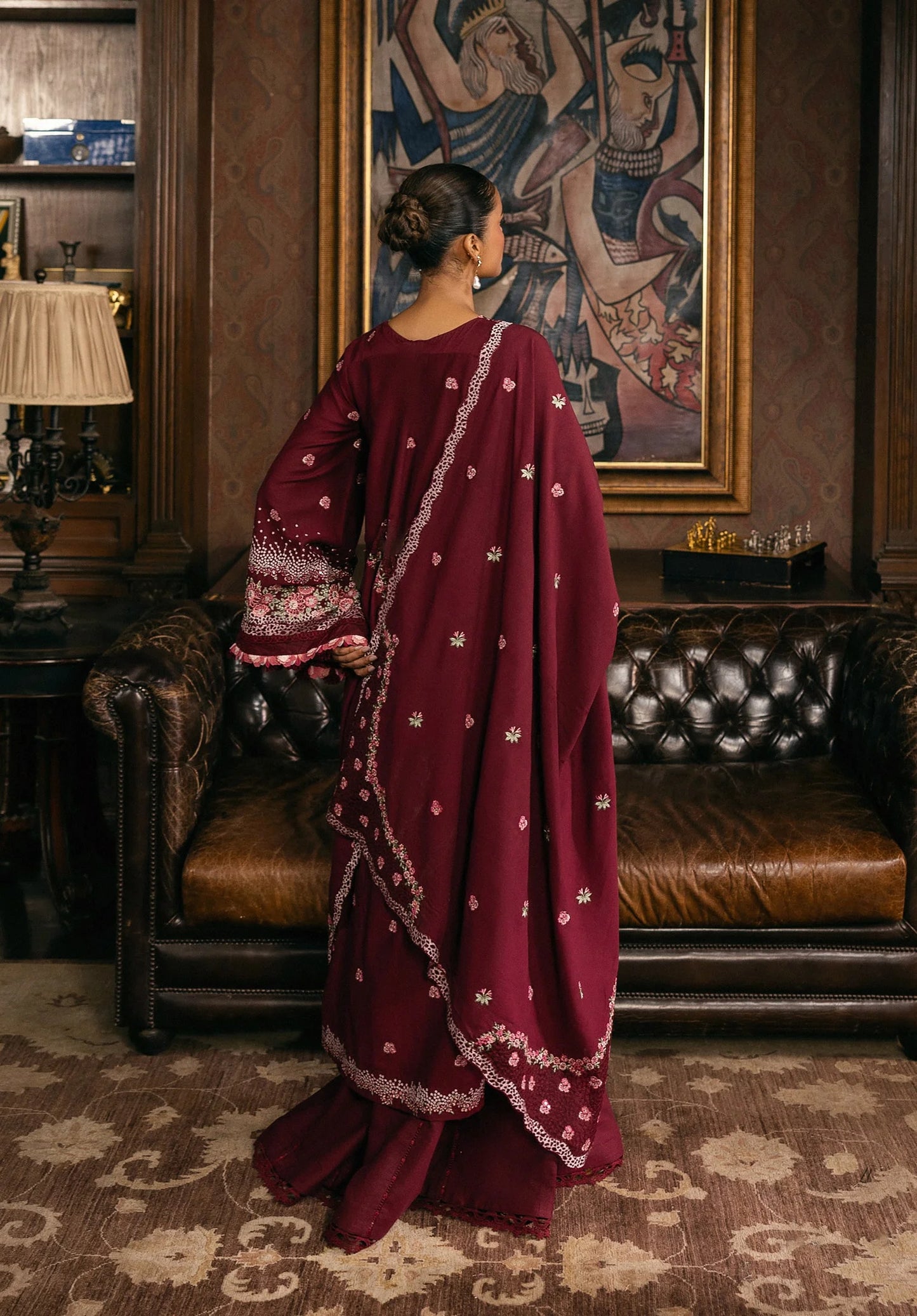 Beautifully crafted CRIMSONELLE
 from LUXURY WINTER '25.