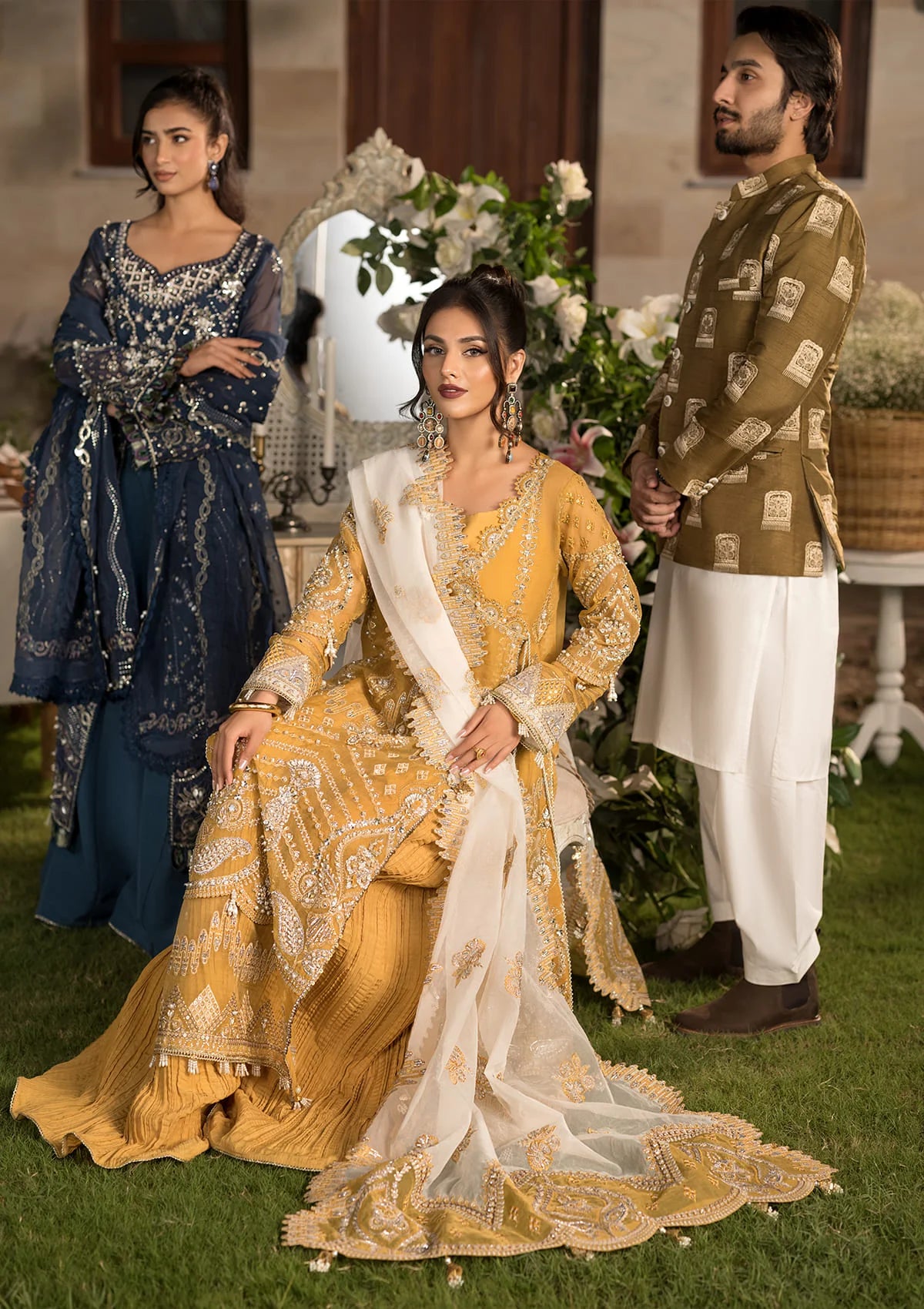 Front image of gorgeous dresses from CELEBRATIONS BY ELAF 2024