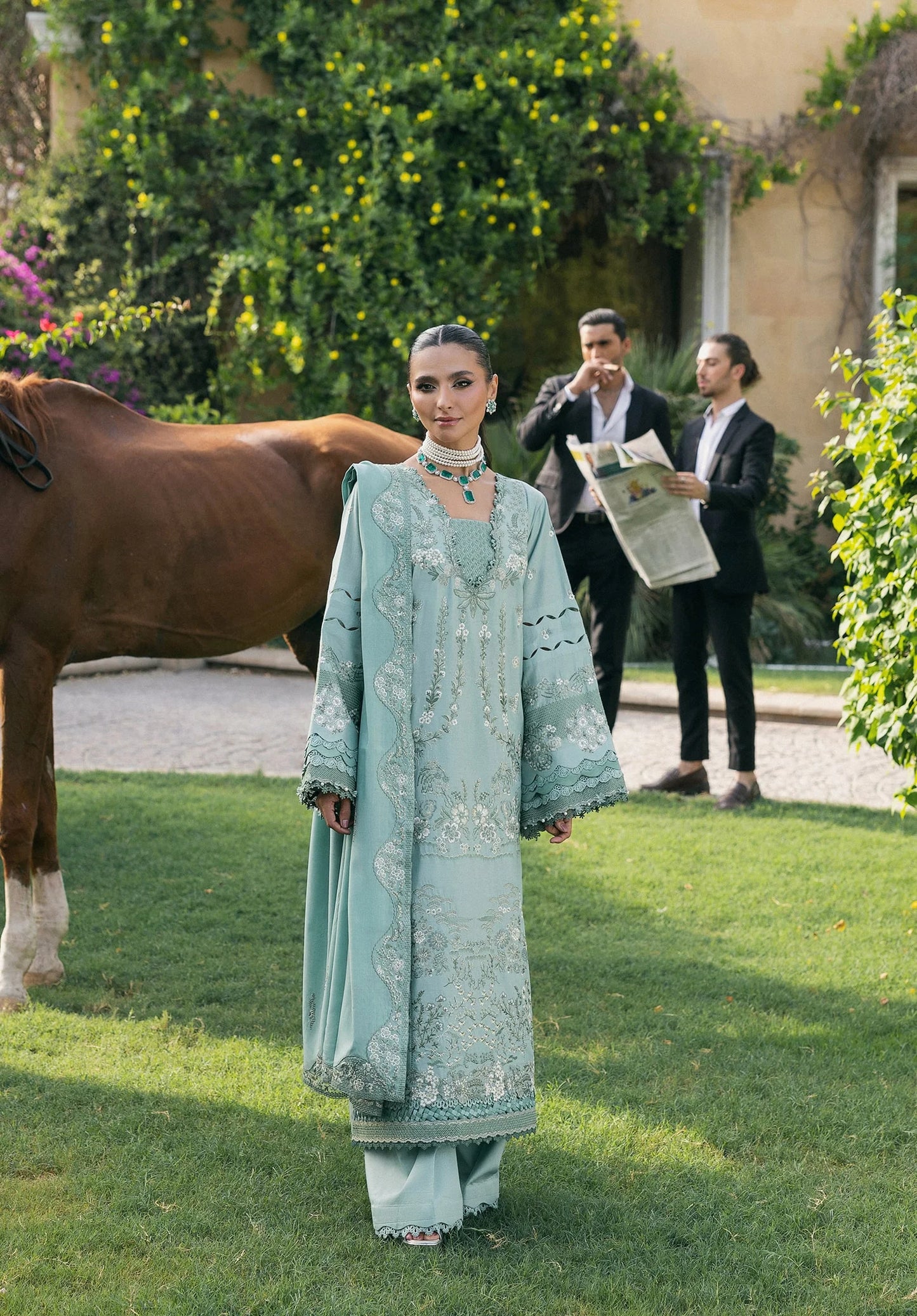 Elegant dress MINTFROST from LUXURY WINTER '25.