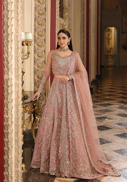 GLAMOROUS EMBROIDERED POLY NET HAND EMBELLISHED FRONT YOCK and EMBROIDERED POLY NET DUPATTA from STARDOM - FORMAL HANDWORK '25
