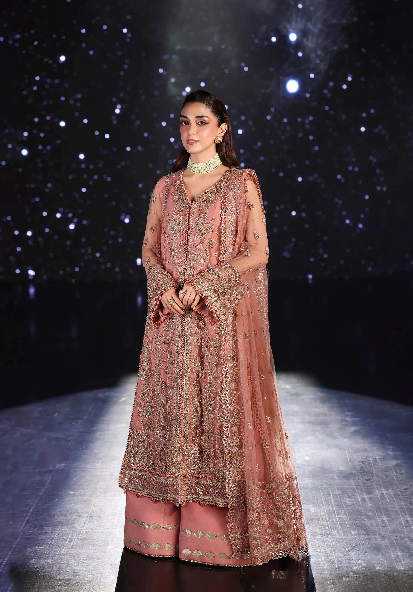 BEYOND BEAUTY wearing this beautiful dress FROM STARDOM - FORMAL HANDWORK '25
