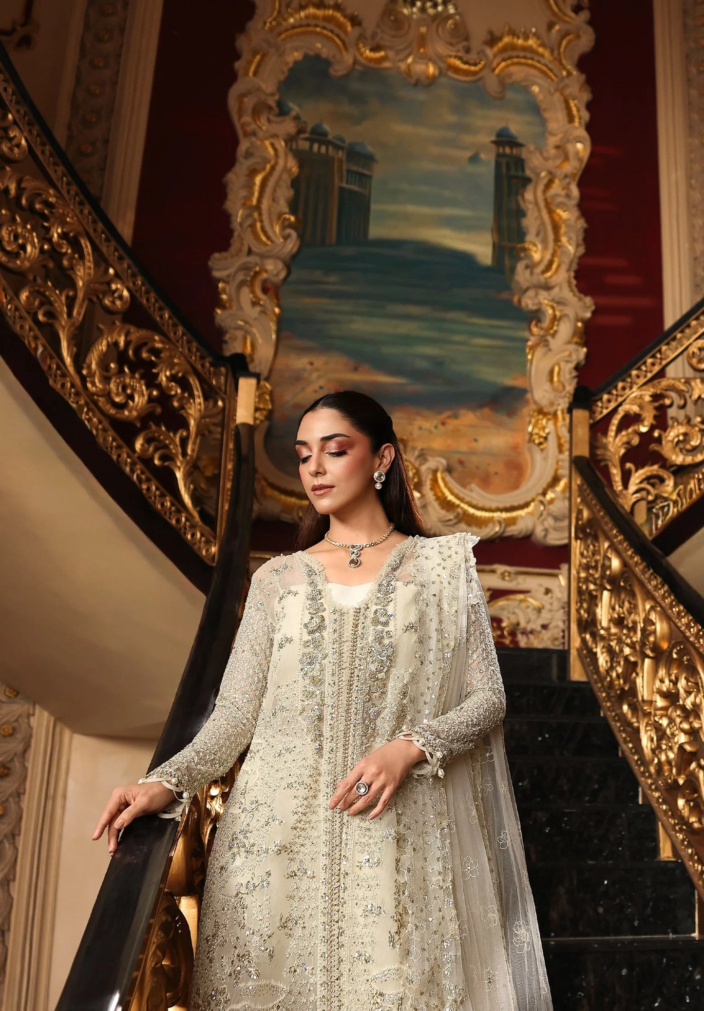 CELESTIA wearing this beautiful dress FROM STARDOM - FORMAL HANDWORK '25
