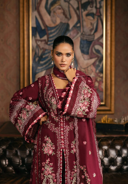 CRIMSONELLE wearing this beautiful dress FROM LUXURY WINTER '25.