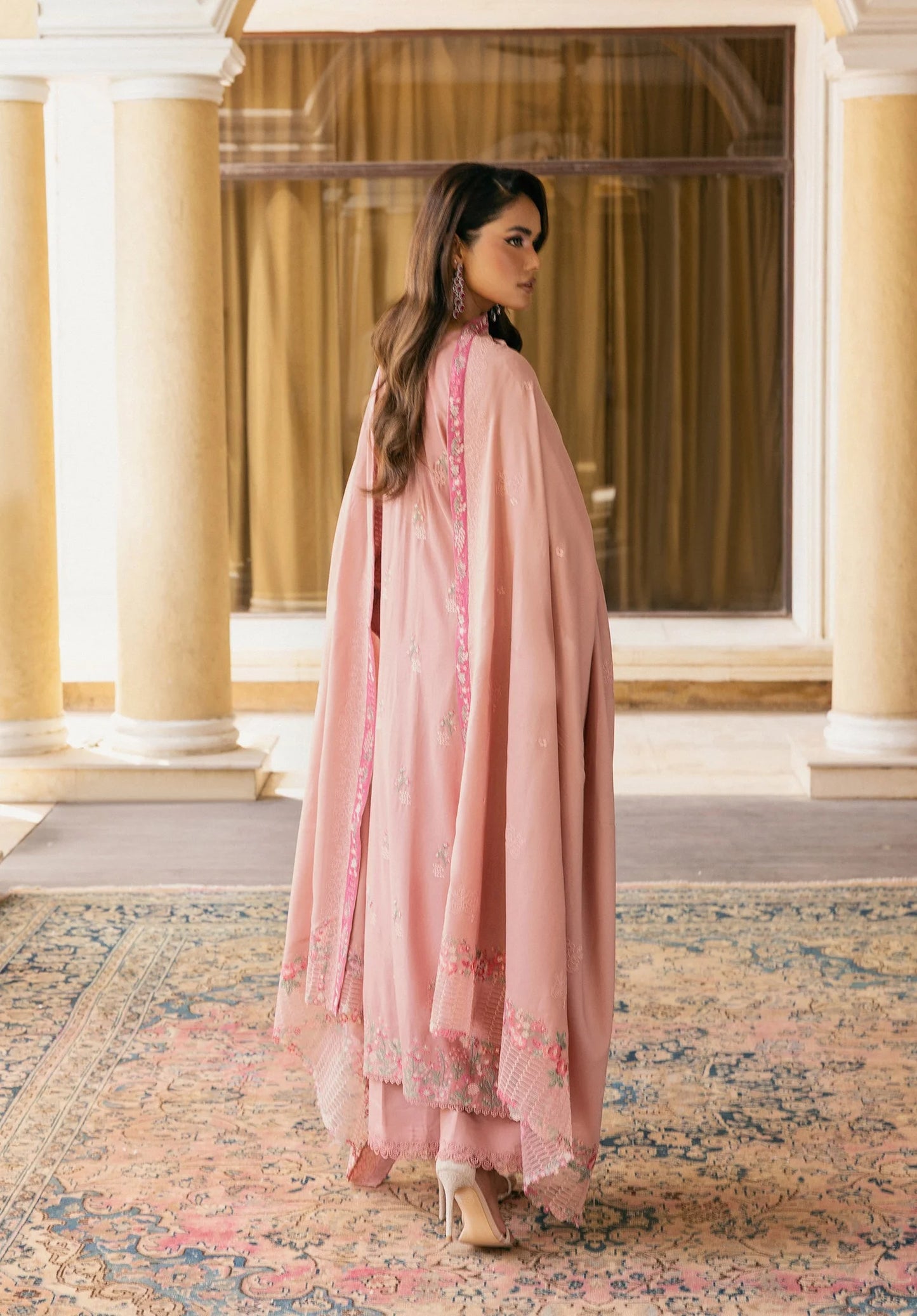 Elegant dress DUSTYROSE from LUXURY WINTER '25.