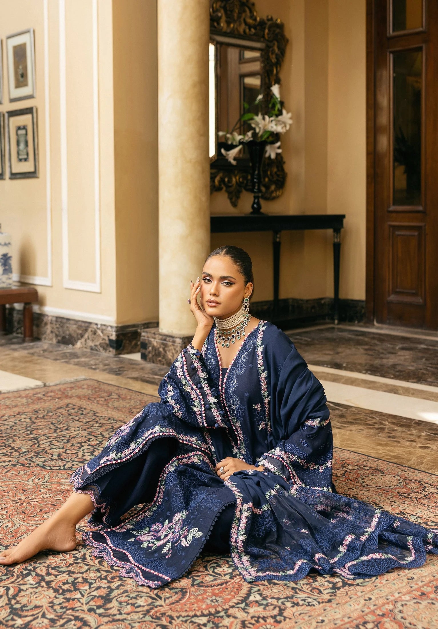 Elegant dress  AMBER HAZE from LUXURY WINTER '25.